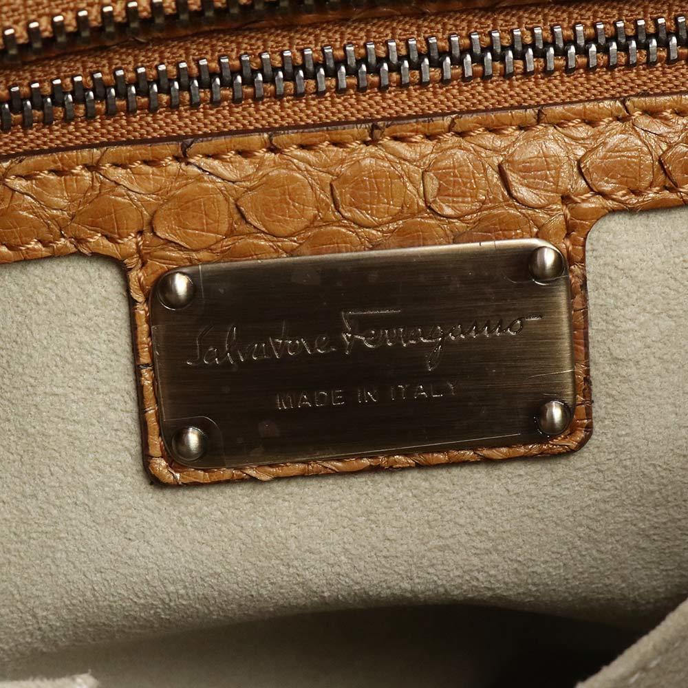 Salvatore Ferragamo Sofia Handbag Python Exotic L… - image 8
